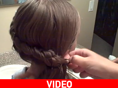 Φτιάξτε στεφάνι τα μαλλιά της κόρης σας